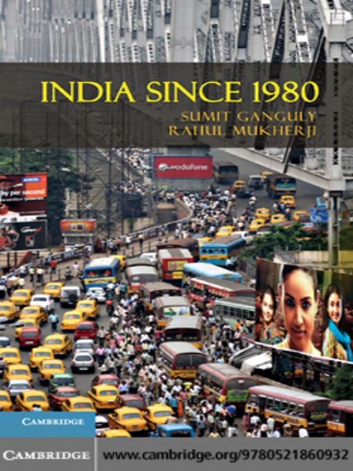 Cover image for India Since 1980